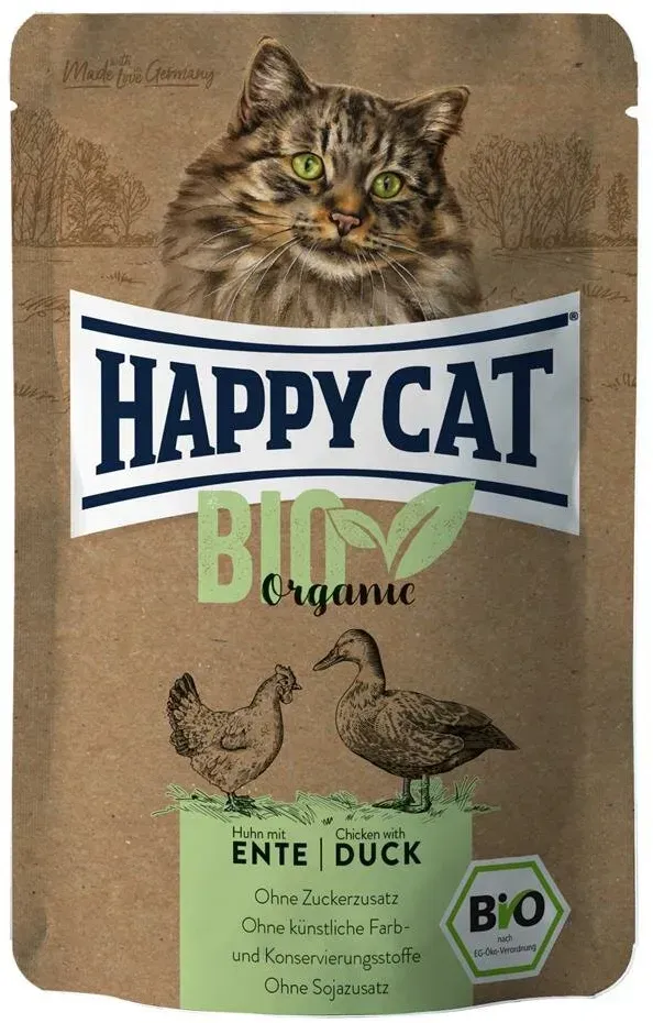 Happy Cat Bio PB Huhn & Ente 12x85g