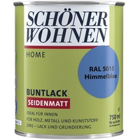 750 ml himmelblau seidenmatt