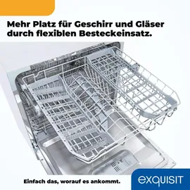Exquisit GSP508-030D Geschirrspüler (freistehend, 550 mm, Weiß)