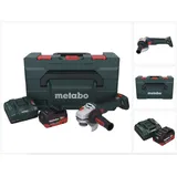 Metabo WB 18 LT BL 11-125 Quick Akku Winkelschleifer 18 V 125 mm Brushless + 1x Akku 8,0 Ah + Ladegerät + metaBOX