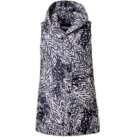 Ulla Popken Weste schwarz | weiß L-XL