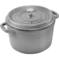 Staub Cocotte 24 cm rund graphitgrau