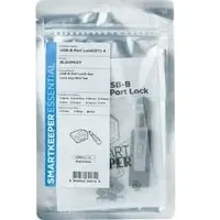 Smartkeeper BL04PKGY Schnittstellenblockierung Schnittstellenblockierung + Schlüssel USB Typ-B Grau,