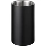 BLOMUS -Easy- Flaschenkühler, Doppelwandig, Passend Für Alle Gängigen Weinflaschen, 12 cm, Farbe Moonbeam 64274, Schwarz