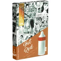«Hot Red» 1 Spezialkondom mit weichen Stacheln (1 Kondom) 1 St