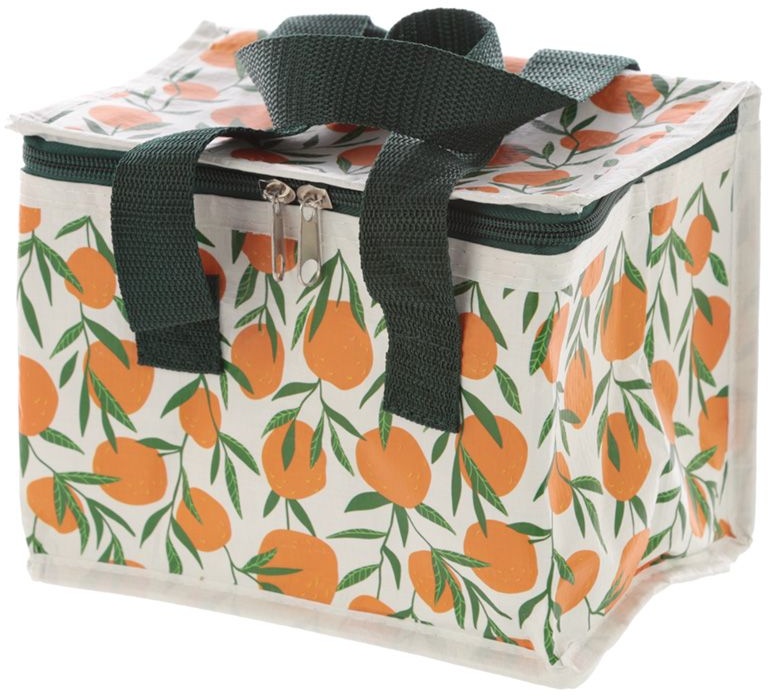 Orangen gewebte Kühltasche Lunchbox