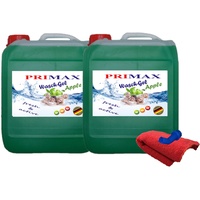 2 x 10 Ltr. Primax Flüssigwaschmittel Universal Gel - Familienpackung, extra sta