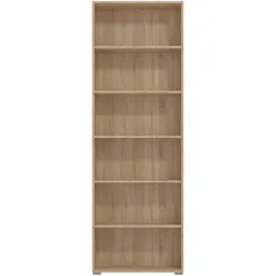 Aktenregal INOSIGN "Tomar 6", braun (sonoma eiche), B:70cm H:211,5cm T:24,5cm, Regale, Bücherregal mit viel Stauraum, Maße (B/T/H): 70/24,5/211,5 cm