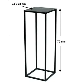 DanDiBo Ambiente Blumenhocker 70 x 24 x 24 cm Schwarz