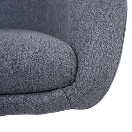 Mendler Esszimmerstuhl HWC-F19 Stoff dunkelgrau