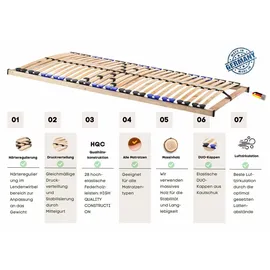 Aileenstore Polsterbett 140 x 200 Viola Bettgestell mit Kopfteil Beige