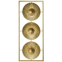 Atmosphera gold Metall Wanddekoration 25x61 cm