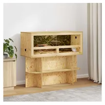 vidaXL Terrarienbasis mit Regal Braun 100 x 40 x 50 cm OSB