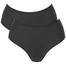 SLOGGI High-Waist-Slip ZERO Feel 2.0 (2er Pack) unsichtbar unter der Kleidung schwarz M