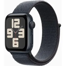 Apple Watch SE 2024 GPS 40 mm Aluminiumgehäuse Mitternacht, Sport Loop Tinte