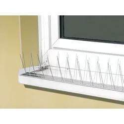 WINDHAGER Vogel- und Taubenabwehr Classic 60 cm lang 24 Spikes Aluminium - 7130