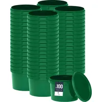 Benbow Eimer mit Deckel 0,5l Anzahl: 100 Stk., Grün