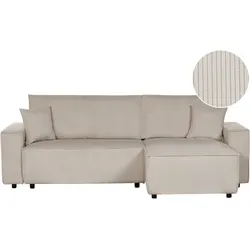 Schlafsofa ABACKA Beige Linksseitig