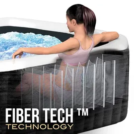 Intex Greystone Deluxe 175 x 175 x 71 cm Grau