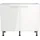 OPTIFIT Spülenschrank Optikomfort Rurik986 100 x 87 x 58,4 cm Weiß