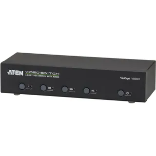 ATEN VS0401-AT-G 4 Port VGA-Switch 1920 x 1440 Pixel