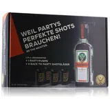 Jägermeister 1,75 l Geschenkbox inkl. Partypumpe + 4 Shotgläser