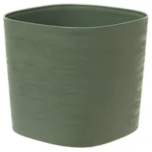 garden id Topf mit Wasserreservoir - GARDEN ID Respect - Verdigris 40 x 40 cm - 100% Haushaltsabfall - 100% recycelbar - Strukturierte Oberfläche.