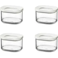 Mepal Modula Frischhaltedose weiß 0,175 l 4-teiliges Set