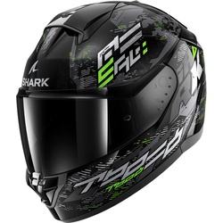 Shark Ridill 2 Molokai, Integralhelm - Schwarz/Silber/Grün - S