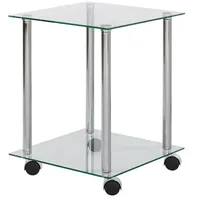 Möbel Kraft Beistelltisch ¦ transparent/klar ¦ Maße (cm): B: