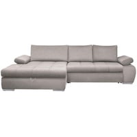 Carryhome Ecksofa Hellgrau, - 294x173 cm,