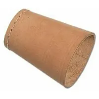 Piatnik Würfelbecher 297199, Standard Lederbecher, braun