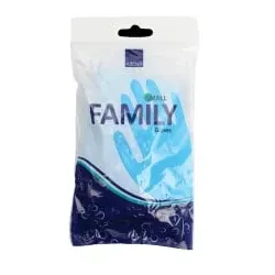 ABENA® Vinyl Handschuhe Family, blau 4362 , 1 Packung = 12 Paar, Größe S