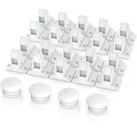 Bearware 2x Kindersicherung, Babysicherung Schrankschloss, Schranksicherung magnetisch 10 Schlösser