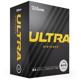 Wilson Golfbälle, Ultra Distance, Zweiteiliger Golfball, 24 Bälle, Weiß