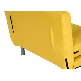 Mendler Schlafcouch Stoff 1-Sitzer Gelb