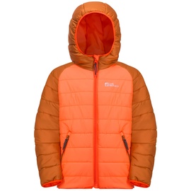 Jack Wolfskin Unisex Kinder Zenon K Jacket, Fuzzy orange, 164