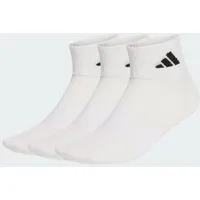 adidas Thin&Light Sportswear Knöchelsocken 3er Pack Weiß 49-51