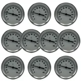 feueranker® Bimetall Thermometer Zeigerthermometer 0-120°C Tauchhülse