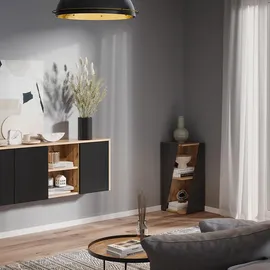 Vicco Benno, 31,6 x 70,5 cm, mit offenen Ablagen, modern, schmal, Badezimmer