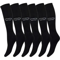 Reitsocken 6er-Pack Ultrafeines Marine 35/42