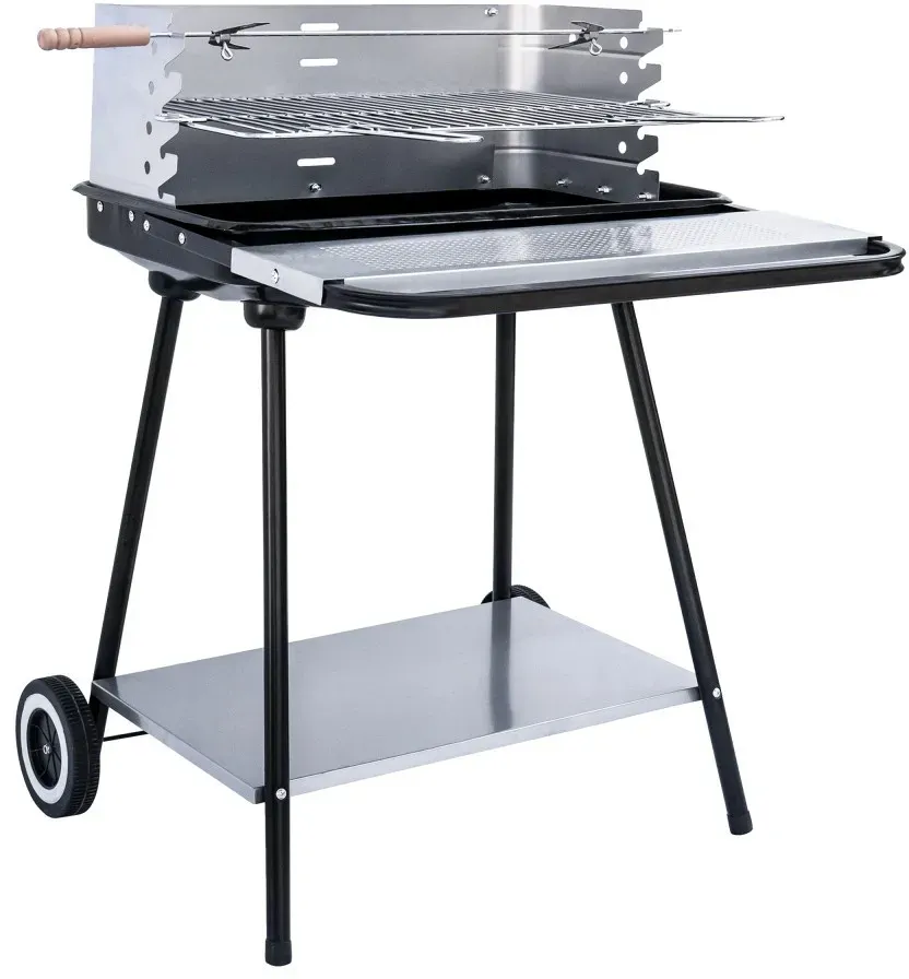 MIR404 Holzkohlegrill, quadratisch