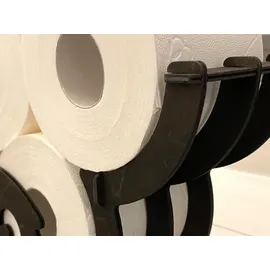 DanDiBo Ambiente DanDiBo Toilettenpapierhalter Schaf Wand Schwarz Holz Toilettenrollenhalter WC Rollenhalter Ersatzrollenhalter Klopapierhalter