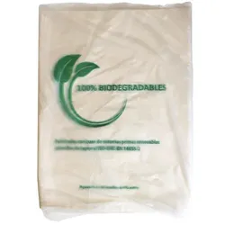 MONOUSO - Flachbeutel Markt Bio Home Compost 30x40cm 15μm (100 Stück)