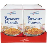 Südzucker Brauner Kandiszucker 500 g, 12er Pack