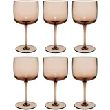 Villeroy & Boch like. by Villeroy & Boch Like Glass 270 ml 6er Set Clay - DS