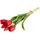 OTTO home Kunstblume OTTO HOME "Tulpenbündel Holland real Touch", rot, B:10cm H:35cm T:10cm Ø:10cm, Kunststoff, Kunstpflanzen