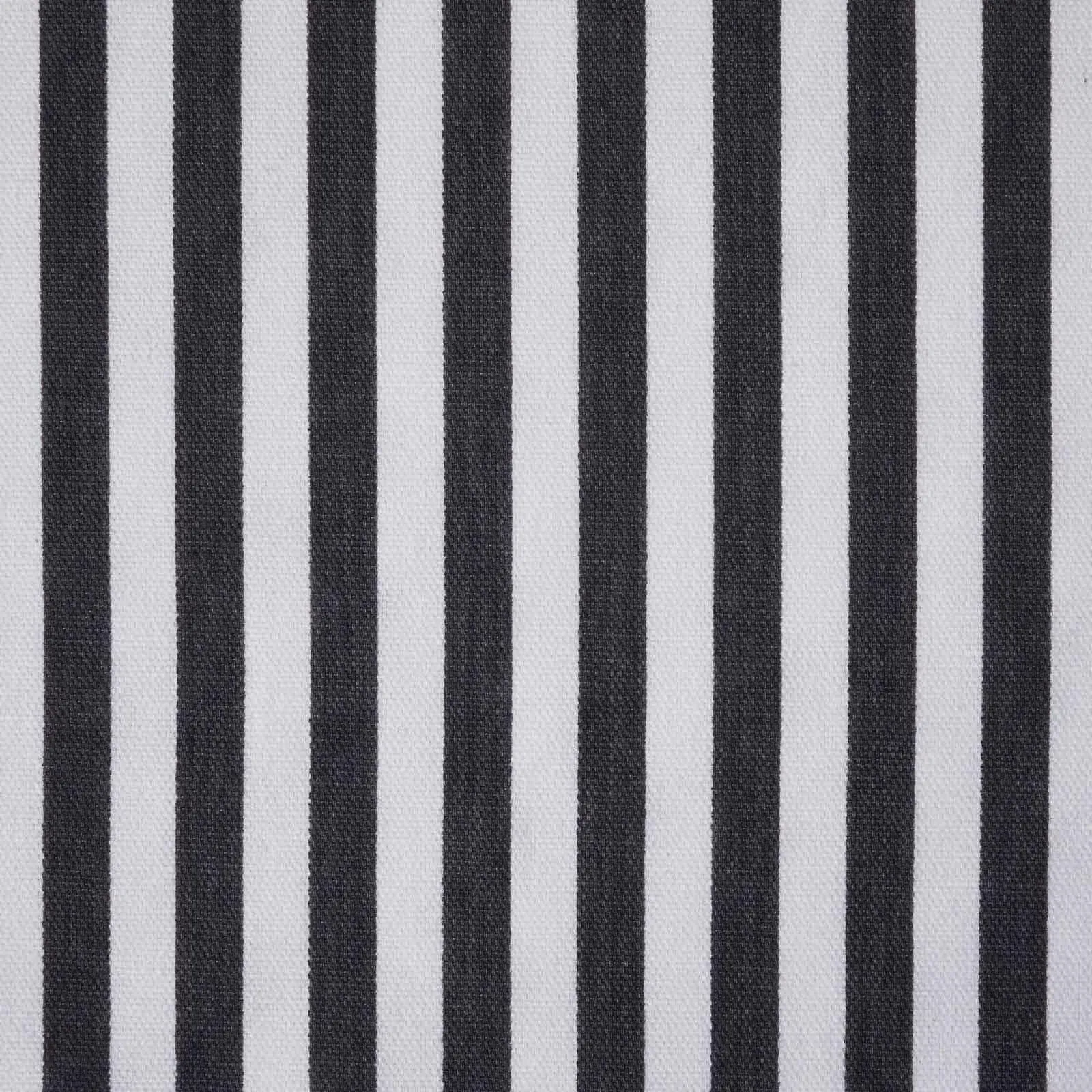BAUMWOLLSTOFF Meterware schwarz-weiß gestreift, 150 cm
