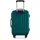 HAUPTSTADTKOFFER - SPREE - Handgepäck Hartschalen-Koffer Trolley Rollkoffer Reisekoffer, 4 Doppel-Rollen, 55 cm, 42 L, Aqua Grün