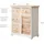Mobili Rebecca Kommode 70 x 60 x 30 cm Braun / Weiß